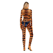 Load image into Gallery viewer, Miss Wild Tiger Animal Halloween Jumpsuit
