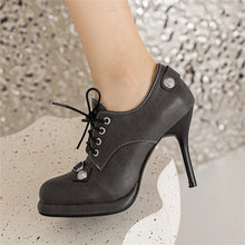 Load image into Gallery viewer, Arabella Lace Up High Heel Pumps
