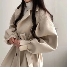 Load image into Gallery viewer, Nevaeh Wool Trench Coat

