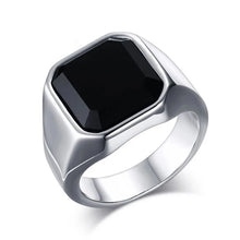 Load image into Gallery viewer, William Black Stone Ring
