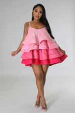 Load image into Gallery viewer, Kyra Ruffle Cake Mini Dress
