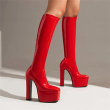 Load image into Gallery viewer, Selena Knee-High Platform High Heel Boots
