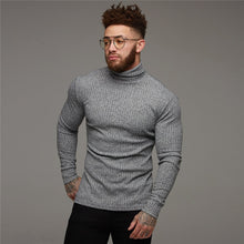 Load image into Gallery viewer, Saxon Knit Turtleneck Slim Sweater
