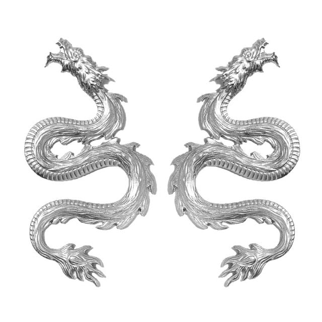 Vintage Dragon Earrings