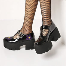 Load image into Gallery viewer, Macy Flower Platform Shoes
